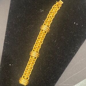 Vintage Gold Chain Link Bracelet